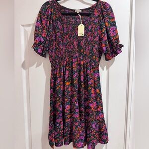 JODIFL Multicolor Textured Dress, Medium NWT